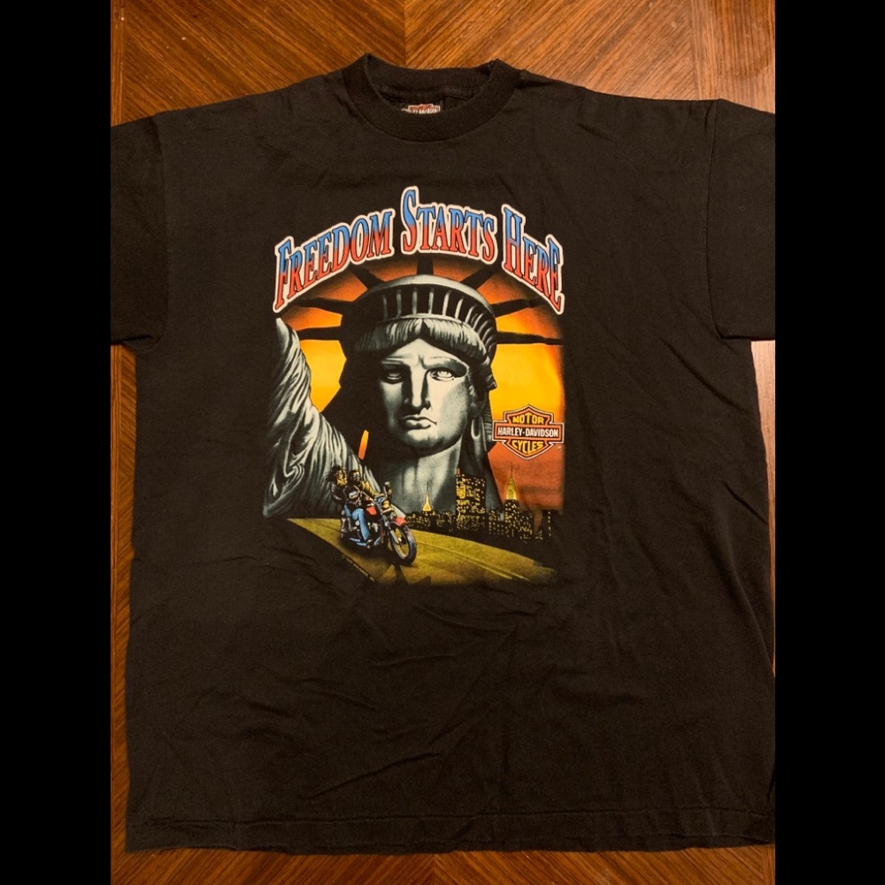 vintage harley single stitch tee